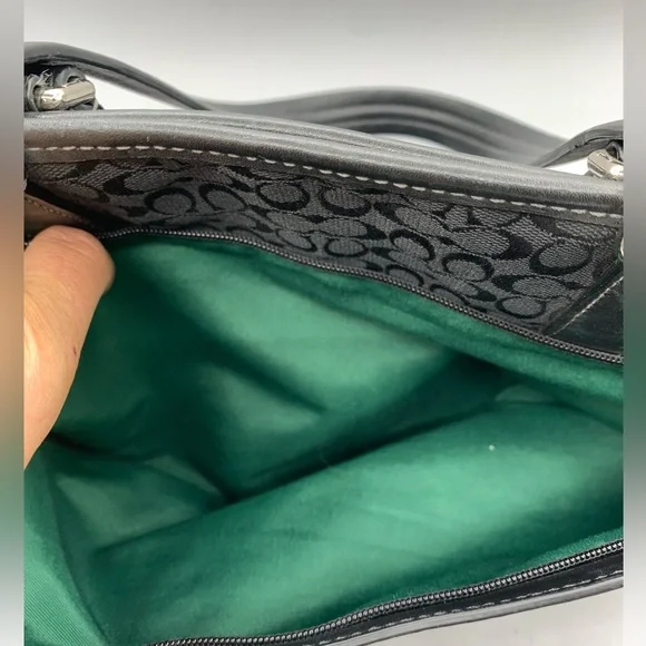 COACH Black Laptop Bag All Over Print - Picture 7 of 15